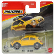 Matchbox: 2016 Fiat 500X žuti autić 1/64 - Mattel