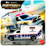Matchbox A Film: 2019 RAM Ambulance autić 1/64 - Mattel