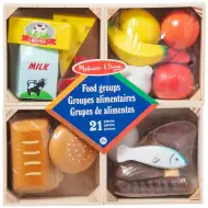 Melissa&amp;Doug: Drvene igračke prehrambeni proizvodi u sanducima - Spin Master