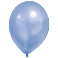 Metalik pastelno plavi balon – set od 8 komada