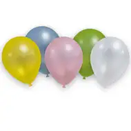 Metalni pastelni baloni – set od 8 komada