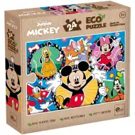 Mickey Mouse i prijatelji 2 u 1 24-dijelni Eco mini puzzle i bojanka 35x25cm - Lisciani