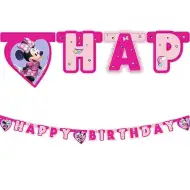 Minnie Mouse i Daisy rođendanski natpis "Sretan rođendan" party banner 200cm