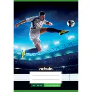 Nebulo: Bilježnica s linijama za 4. razred s motivom nogometa A/5 21-32