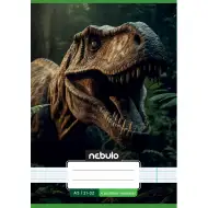 Nebulo: Bilježnica s linijama za 4. razred s uzorkom T-Rexa A/5 21-32