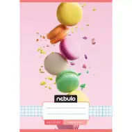 Nebulo: Bilježnica s uzorkom makarona, kvadratići, A/5, 27-32