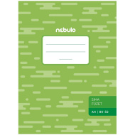 Nebulo: Heftana prazna bilježnica A4 80-32