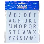 Nebulo: Plastična šablona slova