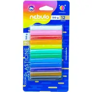 Nebulo: Set šarenih plastelina, 12 komada, 150 g