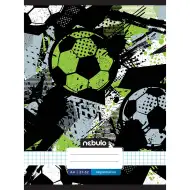 Nebulo: Spajalica bilježnica s uzorkom nogometne lopte na kvadratiće 87-32 A/4