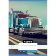 Nebulo: Štampana bilježnica s crtama za 1. razred, kamionski uzorak, 14-32 A/5