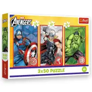 Osvetnici: Naši junaci 3x50 komada puzzle - Trefl