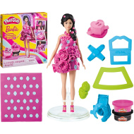 Play-Doh: Barbie Sjajni nakit i vrpice, set plastelina s lutkom – Hasbro