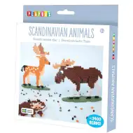 PlayBox: 5 mm MIDI perle za peglanje, set od 2400 komada - Šumske životinje