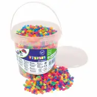 PlayBox: 5mm MIDI neon boje perle za glačanje u kanti, pakiranje od 5000 komada