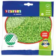 PlayBox: 5mm MIDI perle za glačanje u svijetlo zelenoj boji, pakiranje od 6000 komada.