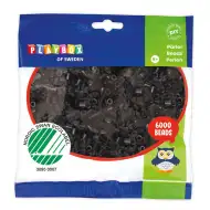PlayBox: 5mm MIDI perlice za peglanje, 6000 komada, crne boje