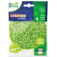 PlayBox: Go Green 5mm MIDI perle za peglanje, 1000 komada u svijetlo zelenoj boji