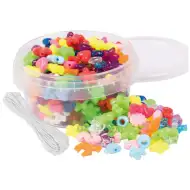 PlayBox: Kutija s perlama u obliku figura, set od 250g