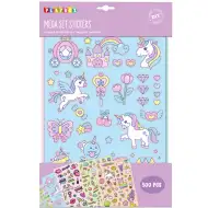 PlayBox: Mega set naljepnica s uzorkom jednoroga - 500 komada