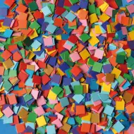 PlayBox: Papirni mozaik u osnovnim bojama, set od 10000 komada, 10x10mm