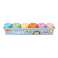 PlayBox: Plastelin u pastelnim bojama, set od 6 kom.