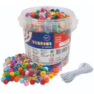 PlayBox: Prozirni i šareni set perli od 1200 komada