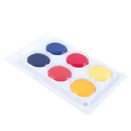 PlayBox: Set od 6 boja za vodenih boja s diskovima od 30 mm