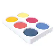 PlayBox: Set od 6 boja za vodenih boja s diskovima od 57 mm