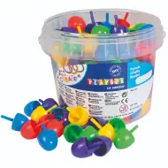PlayBox: Set šarenih velikih mozaik gumbića od 125 komada u vrećici, 2 cm