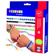PlayBox: Set za izradu kreativnih narukvica s slovnim i šarenim perlicama