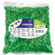 PlayBox: XL MAXI glačane perle 9mm, pakiranje od 1000 komada u zelenoj boji