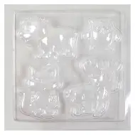 PlayBox: Životinjski kalup za odljev gipsa 17x17cm