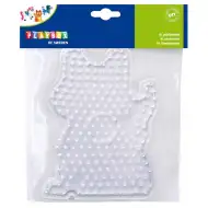 Playbox: XL podloga za peglanje perlica – 1 komad (oblik mačke, psa ili konja)
