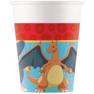 Pokémon papirnate čaše, set od 8 komada, 200 ml