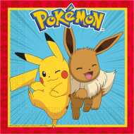 Pokémon set papirnatih salveta - dvoslojne, 33x33 cm, 20 kom