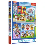 Pravila Psići u ophodnji 2x70 komada puzzle - Trefl
