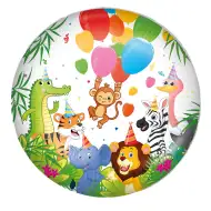 Rođendanski folija balon – Veseli životinjski uzorak 46cm