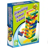 Šarena društvena igra jenga za gradnju tornja
