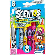 Scentos mirisni flomasteri s metalik sjajem, set od 8 kom.