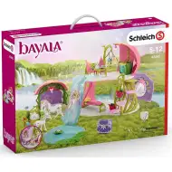 Schleich: Bayala - Sjajna cvjetna kuća s jednorozima, stajom i jezerom set za igru (42455)
