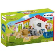 Schleich: Farm World - Veterinarska ordinacija s ždrebicom i domaćim životinjama (42502)