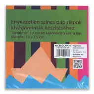 Set nepremazanih izrezanih listova 15x15cm 10 komada
