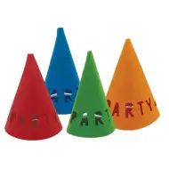 Set od 4 reciklirajućih šarenih party šešira