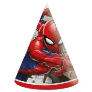 Set od 6 papirnatih party šešira s motivom Spider-Mana