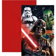 Set od 6 pozivnica za Star Wars zabavu