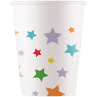 Set od 8 papirnatih čaša sa zvjezdicama, 200 ml