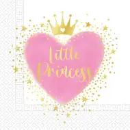 Set papirnatih salveta Little Princess – dvoslojne, 33x33 cm, 20 komada