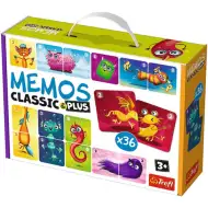 Slatka čudovišta Classic &amp; Plus memorijska igra 36 komada - Trefl