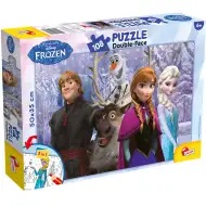 Snježno kraljevstvo – Snaga prijateljstva 2 u 1, slagalica od 108 dijelova i bojanka 50x35 cm – Lisciani